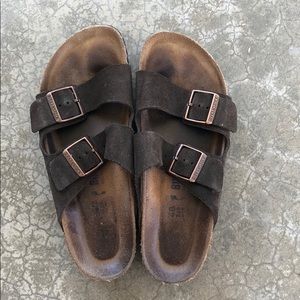 Suede Birkenstocks